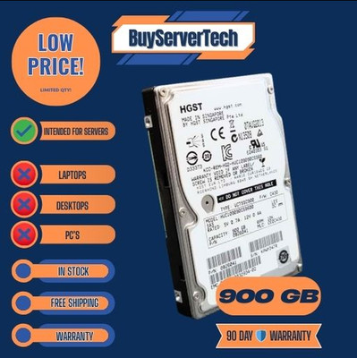 *NEW* HGST (HUC109090CSS600) 900Gb 2.5'' 10K SAS 6Gb/s 64MB HDD