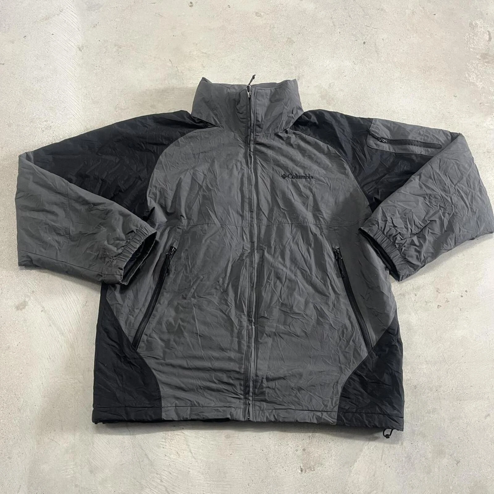 Columbia outdoor Windbreaker Jacket Gray
