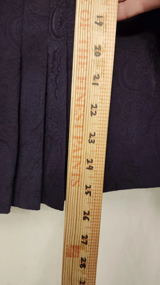 Chaqueta Blazer Danny & Nicole Mujer 16 Púrpura Jacquard Cuello Cuentas FUNCIONA PEQUEÑA Foto 4 de 4