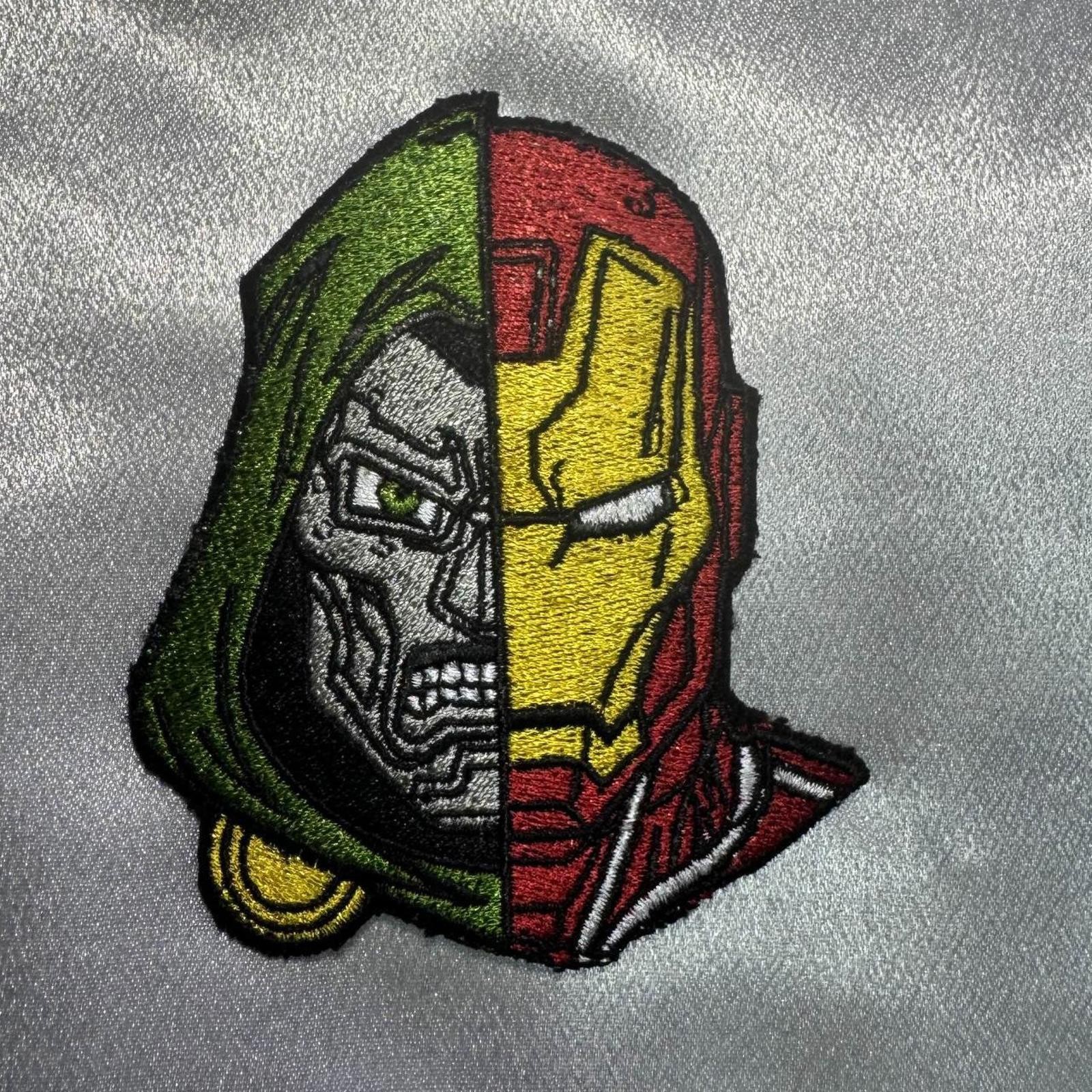Marvel Iron Man x Doctor Doom Split Embroidery Patch