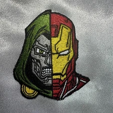 Marvel Iron Man x Doctor Doom Split Embroidery Patch