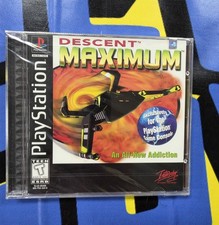 Descent Maximum (Sony PlayStation 1, 1997) Brand New 