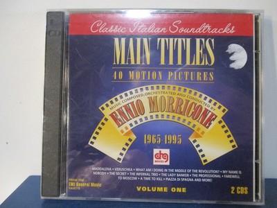Ennio Morricone -Main Titles Volume One - 2 CD Set - BRAND NEW SEALED - 26-1606