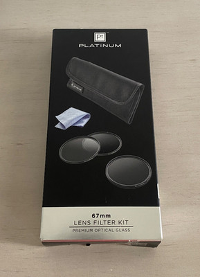 Platinum PT-DFC67 67mm Lens Filter Kit Neutral Density Polarizer Ultraviolet NEW