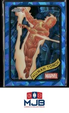 2025 Topps Chrome Sapphire Edition Marvel Human Torch #40