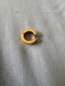 golden clip on earing hoop( or nose ring, eyebrow, or lip excellent condition