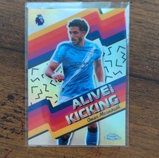 Topps Chrome Premier League Omar Marmoush Alive and Kicking AK-20 Manchester Ci…