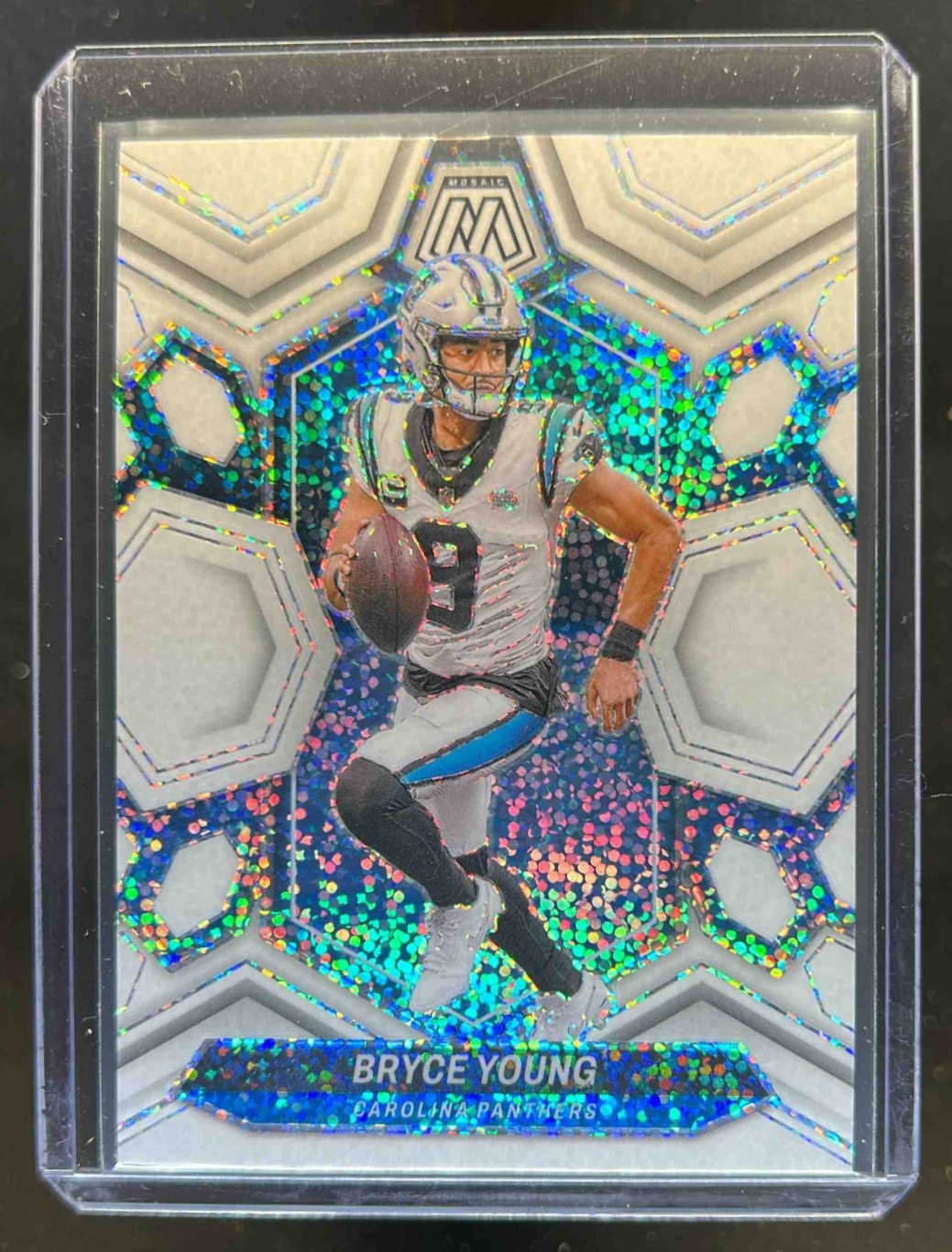 2024 Mosaic Bryce Young White Sparkle Prizm SSP #29 Panthers