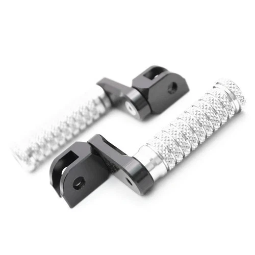 Silver POLE 40mm Lowering Front Foot Pegs For NC750 S/X 16 17 18 19 20 21
