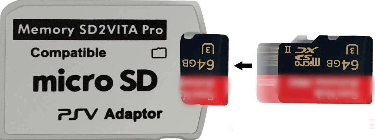 V5.0 SD2VITA Pro PSVSD Micro SD Memory Card Adapter For PS Vita PSV1000 PSV2000