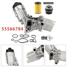 Oil Filter Housing Oil Cooler Pour Chevy Cruze Sonic Trax Buick Encore 1.4L .