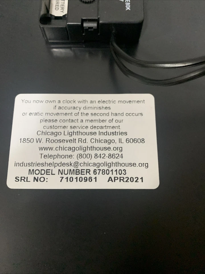 Reloj Faro Chicago, ELÉCTRICO, Negro 67801103, Abril 2021 Foto 3 de 3