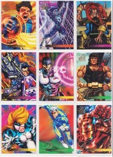 #3 1994 Fleer Marvel Universe Trading Cards Lot of 9