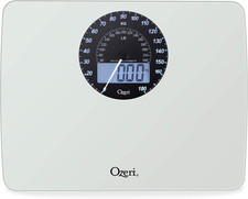 Rev Digital Weight Scale with Electro-Mechanical Weight Dial and 50 Gram Sensor