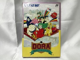 NATSUME Dora Dora Dora Famicom Game Board RPG Mahjong Hybrid Used