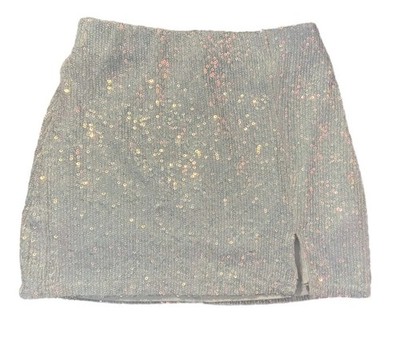 Girls 6 / 6X  Art Class White Sequins Skirt Size Small