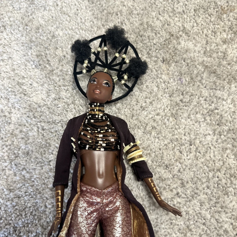 MOJA Treasures of Africa SHIPPER Byron Lars Barbie Doll African American AA" - Image 2 of 4