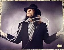 Hardy Boyz Jeff Hardy SIGNED 11x14 Undertaker Tribute Wrestling Photo- BAS COA