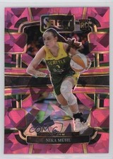 2024 Panini Select WNBA Concourse Pink Ice Prizm Nika Muhl #27 rq1