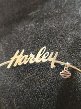 Bracelet femme Harley Davidson argent coulissant réglable NEUF