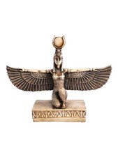 Rare Ancient Egyptian Stone Sculpture Statue Winged Goddess Isis Good Health
