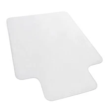 New 48" x 36" PVC Chair Office Home Desk Floor Mat for Tile Wood 1.50mm With Lip