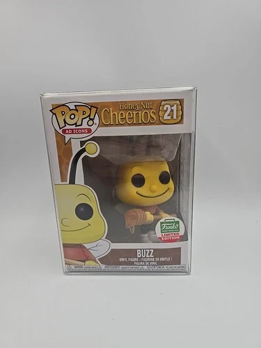 Funko Pop! Ad Icons #21 Buzz Honey Cheerios Funko Shop Limited Ed. IN PROTECTOR
