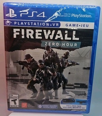 Firewall Zero Hour (Sony PlayStation 4, 2018) PS4 New Sealed PlayStation VR