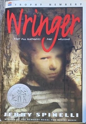 RARE! 1st Trade PB Ed. Winger By Jerry Spinelli A Newbery Honor Book 1998 GOOD!!