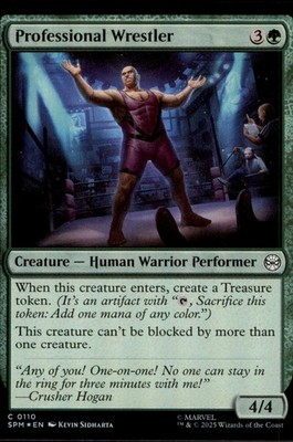 Professional Wrestler 110 | Spider-Man | MTG | NM **FOIL**