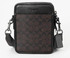 Coach Dark Brown Black Shoulder Bag