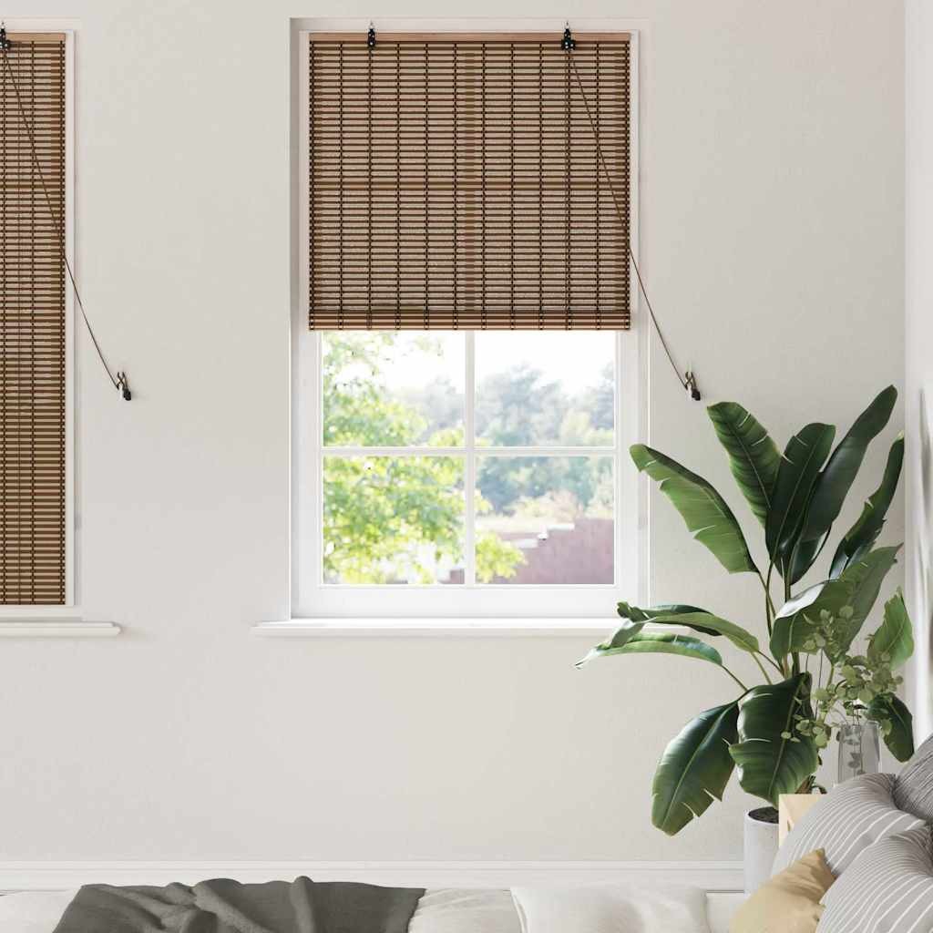 Tenda Avvolgibile Bambù Marrone 90x160 - Atmosfera Coloniale e Privacy