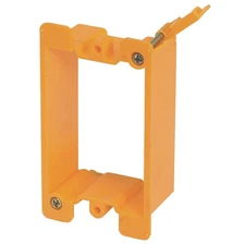 B-LINE BY EATON BB10P Mounting Bracket,1-Gang,Plastic,Orange 4RHJ1