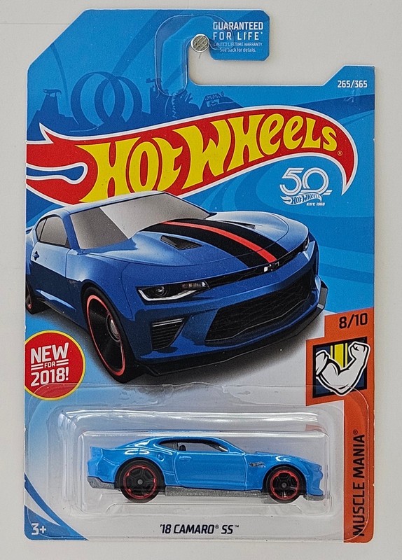 Hot Wheels -  '18 CHEVY CAMARO SS COUPE, HW Muscle Mania Series 8/10