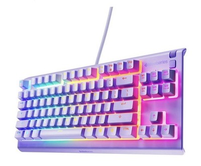 SteelSeries Apex 3 TKL RGB Keyboard   Lavender, Brand New Sealed