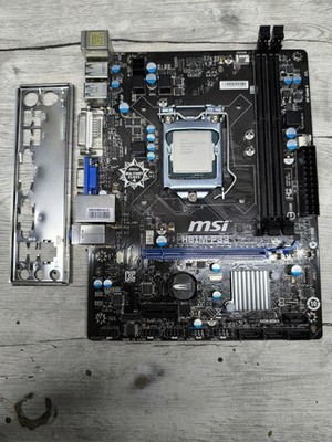 Verkaufe Hier Mein MSI H81M-P33 Mainboard Mit Einem Intel Pentium G3420
