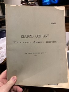 1911 READING COMPANY ANNUAL REPORT