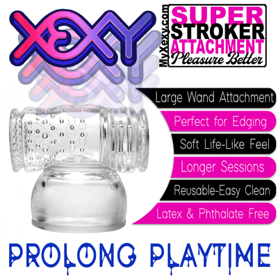 Super Stroker Men's Wand Masturbator Clear Attachment XEXY ADULT SEX TOY '.  | eBay