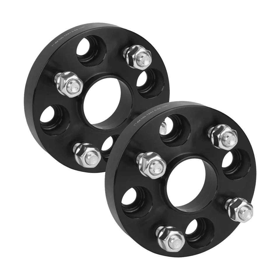4 piezas espaciador de rueda de 1" 4x100 a 4x100 M12x1,5 tacos 54,1 mm para Ford Toyota Mazda Foto 4 de 4