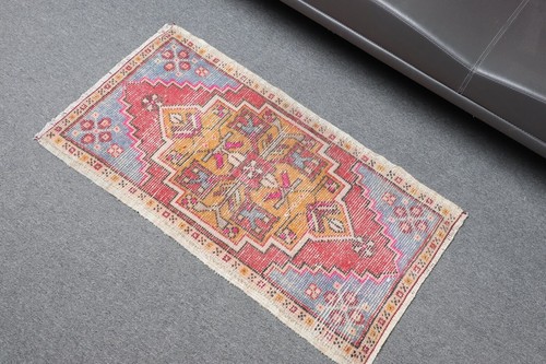 Tappeto marocchino, tappeto vintage, tappeto turco, piccoli tappeti da... - Foto 4 di 6