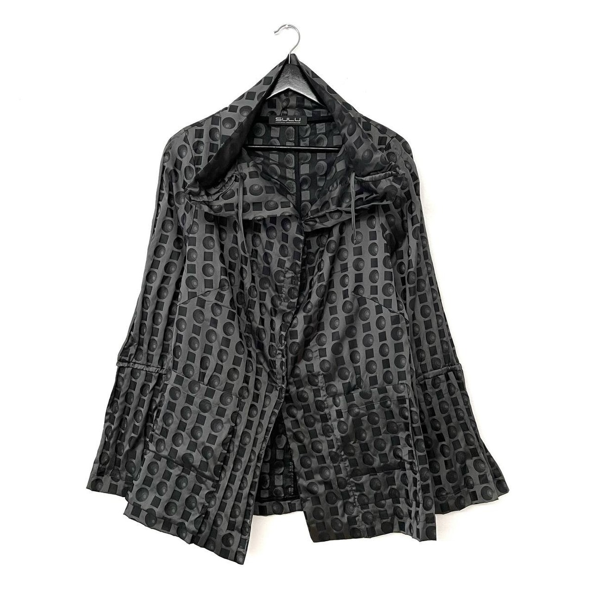 SULU Kerstin Bernecker Printed Avantgarde Drawstring Nylon SULU Kerstin Bernecker Printed Avantgarde Drawstring Nylon