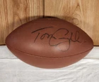 Coach Tom Coughlin Autographed Official Size Wilson NFL Super Grip Football
