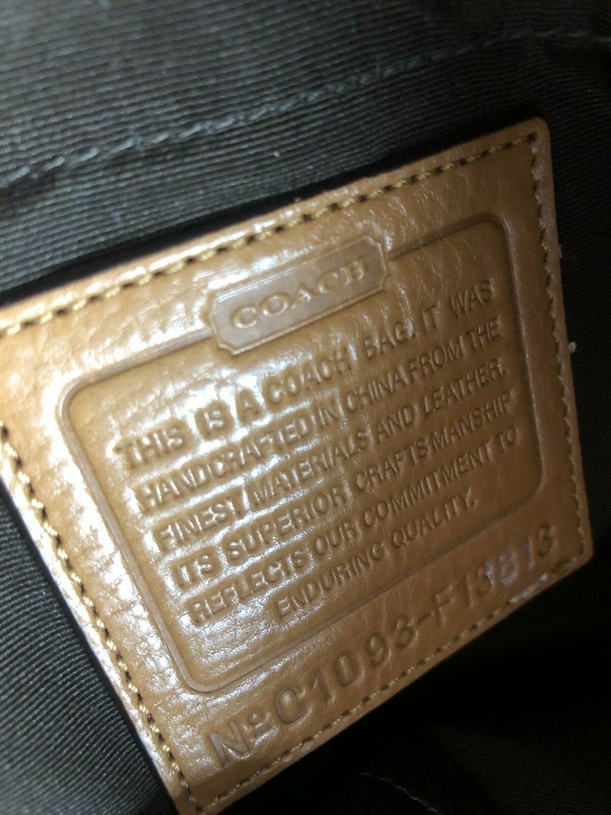 [COACH Purse] CLASSIC COACH LOGO - Tote Shoulder Bag - Brown/Black/Tan -Designer image 2