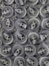 MENSWEAR BUTTON, SIZE 18L-7/16", SHINY FINISH, 1 GROSS, FREE SHIPPING USA