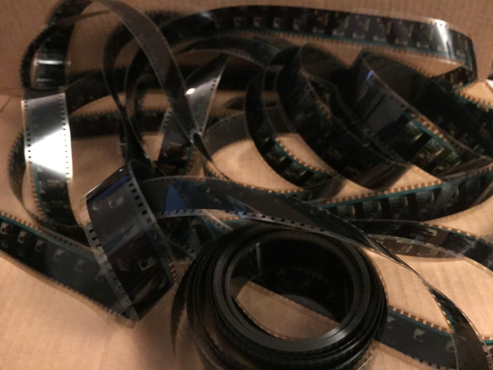 Vintage 35mm Movie Film 25 feet Art Deco Theater Room Reel Decor Old Party craft