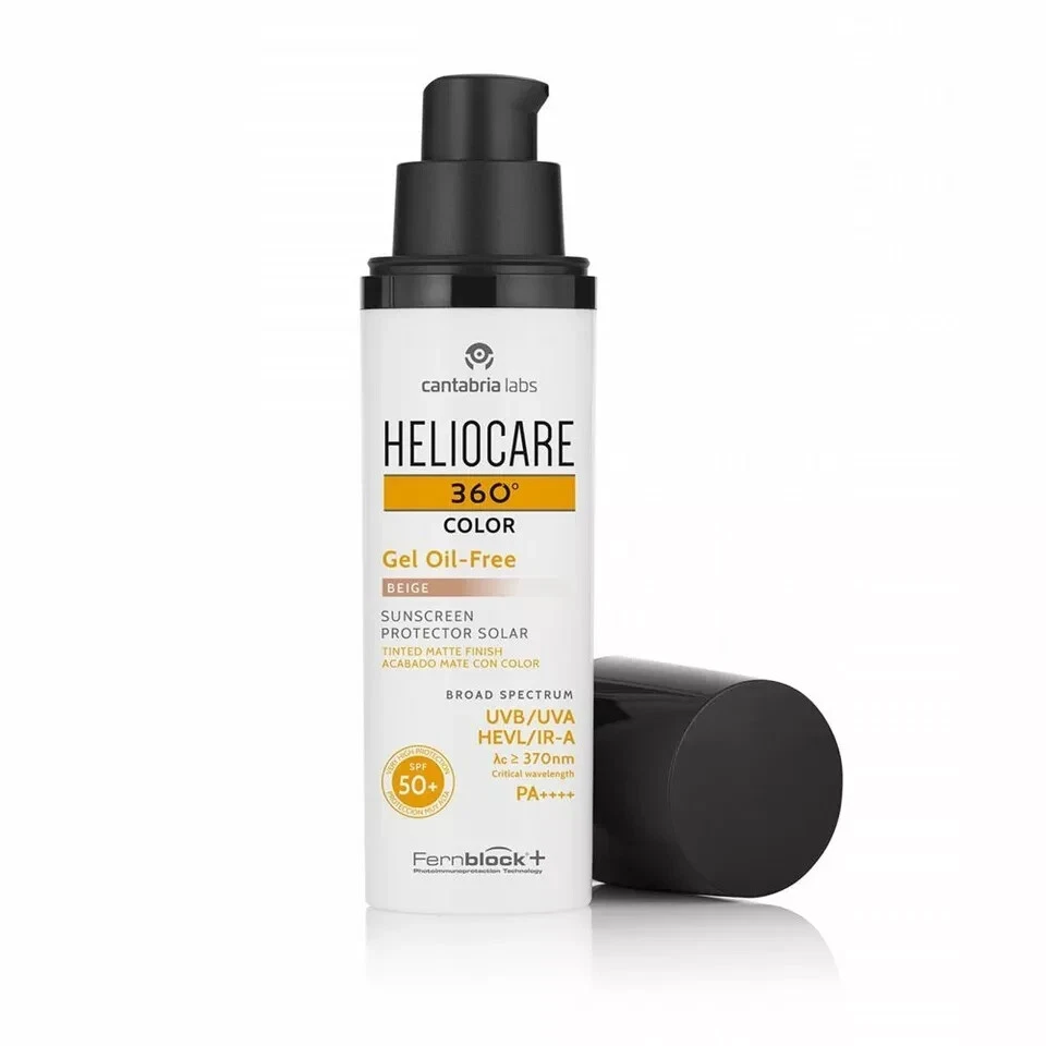 Gel Heliocare 360 sin aceite color beige tintado FPS50+ 50 ml Foto 4 de 4
