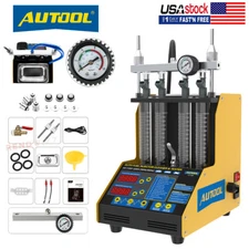 CT150 Ultrasonic Fuel Injector Cleaner Car Motorcycle Gasoline Nozzle Tester 