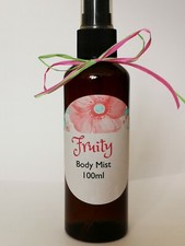Coconut Scented Fruity Body Mist 100ml - Many Scents to