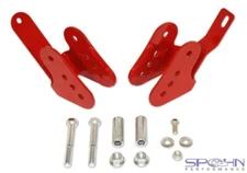 Spohn M5-210 2005-2014 Ford Mustang Rear Control Arms Relocation Brackets RED