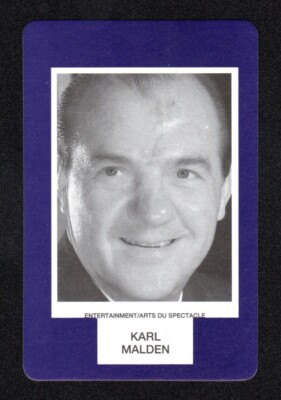 Karl Malden Actor 1993 Face To Face Game Card Canadian Issue